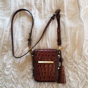 Brahmin leather crossbody bag